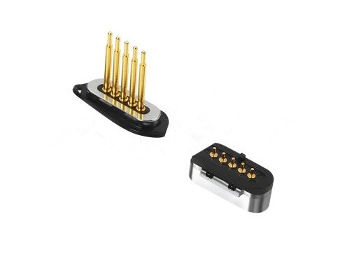 magnet Pogo pin 5 pin connector magnet Pogo pin 5 pin connector