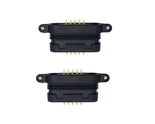 Odpružený kryt Pogo Pin Connector