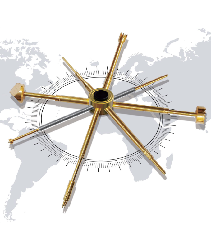 Vysokoprúdový pružinový Pogo Pin