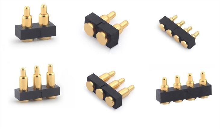 Spring-loaded Pogo Pin Connector 4 Pin