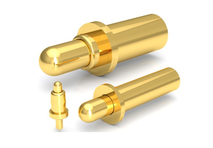 Spring-loaded Plated Gold Pogo Pin