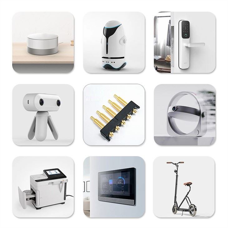 5-kolíkový Pogo kolíkový konektor nabíjačky