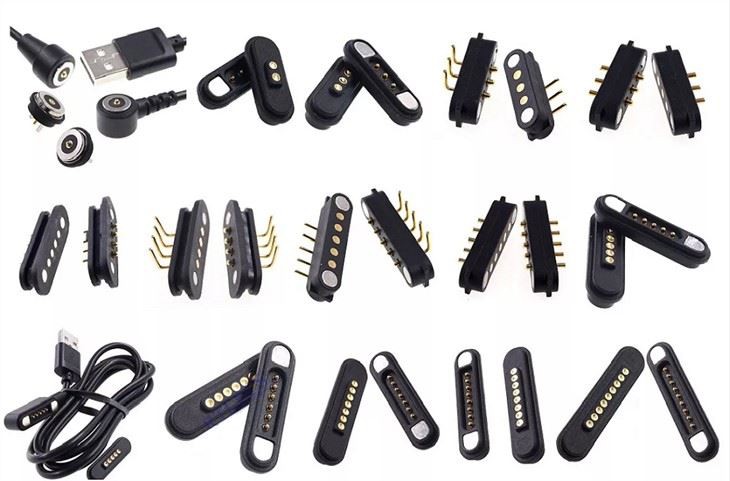 Magnetický pogo konektor