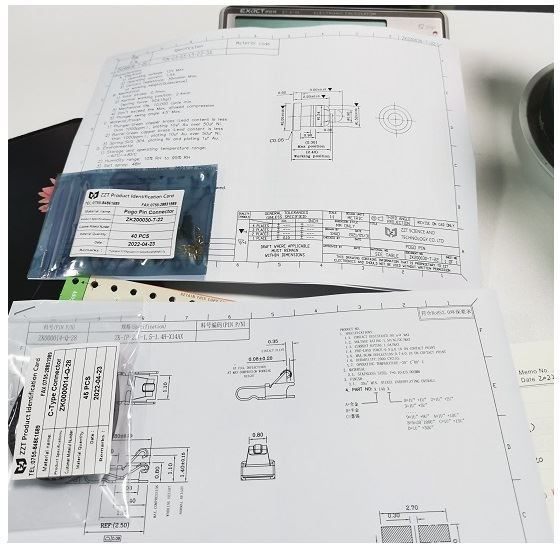 Bezplatné vzorky konektora Pogo Pin Odoslané