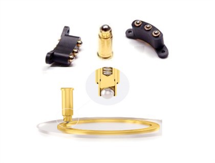 360° magnetický nabíjací pogo pin konektor